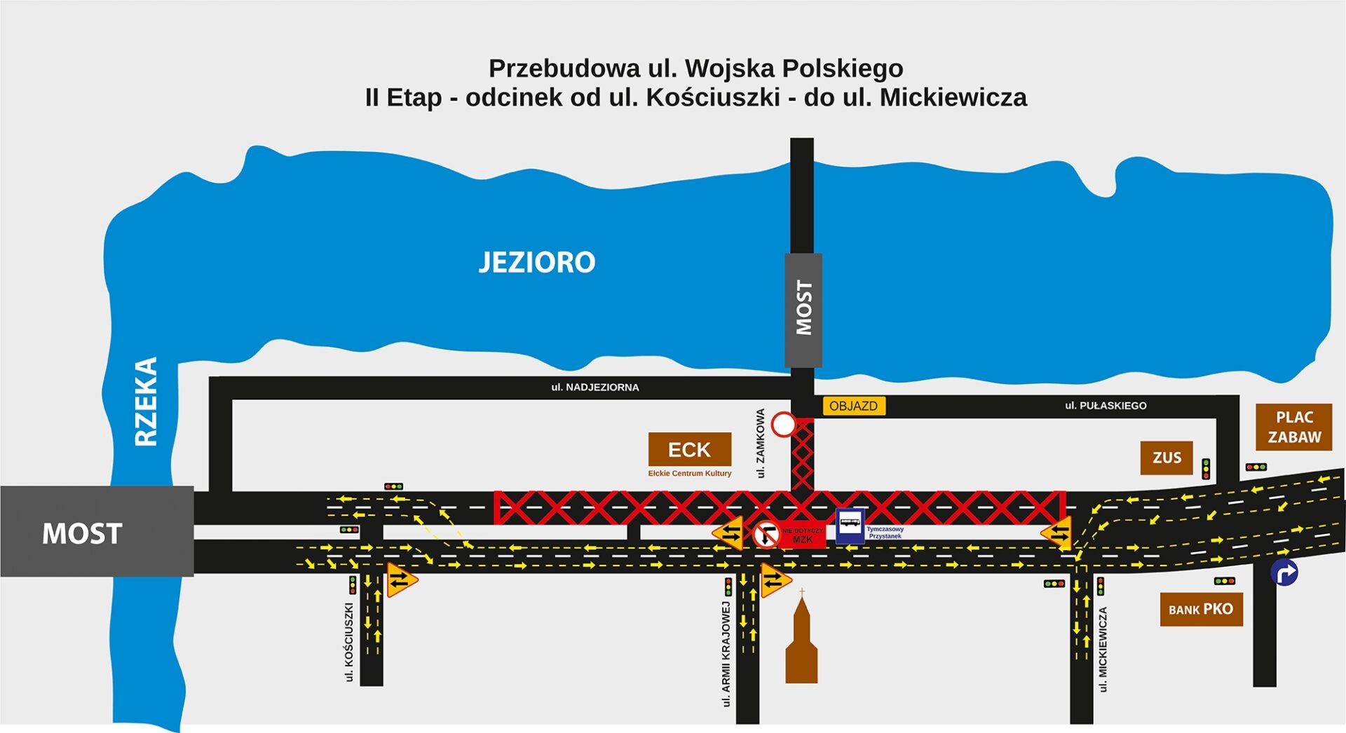 Kolejne zmiany w organizacji ruchu na ul. Wojska Polskiego