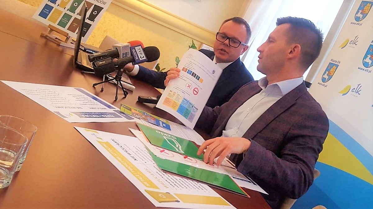 Rusza kampania informacyjna. Darmowa aplikacja „Czysty Ełk” nauczy, jak segregować śmieci