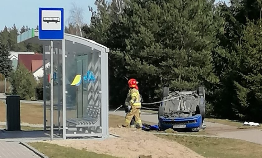 Kolizja na ełckiej obwodnicy. Winny kierowca dacii