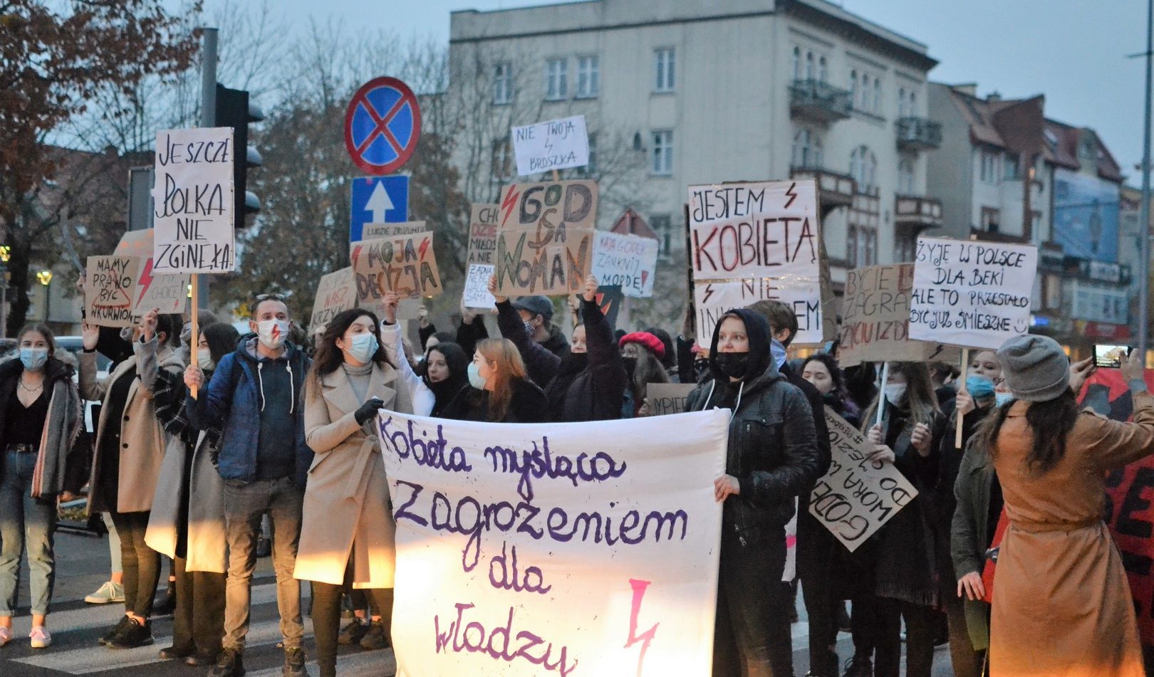 Czwarty dzień protestu. „Było nas nie wkurwiać”. Blokada ulic w Ełku