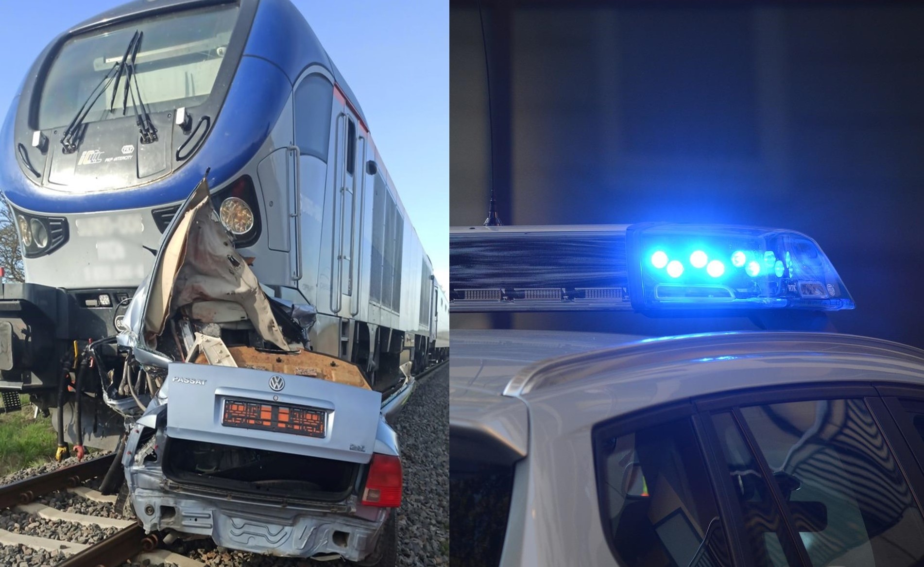 Policja poszukuje świadków wypadku na przejeździe kolejowym