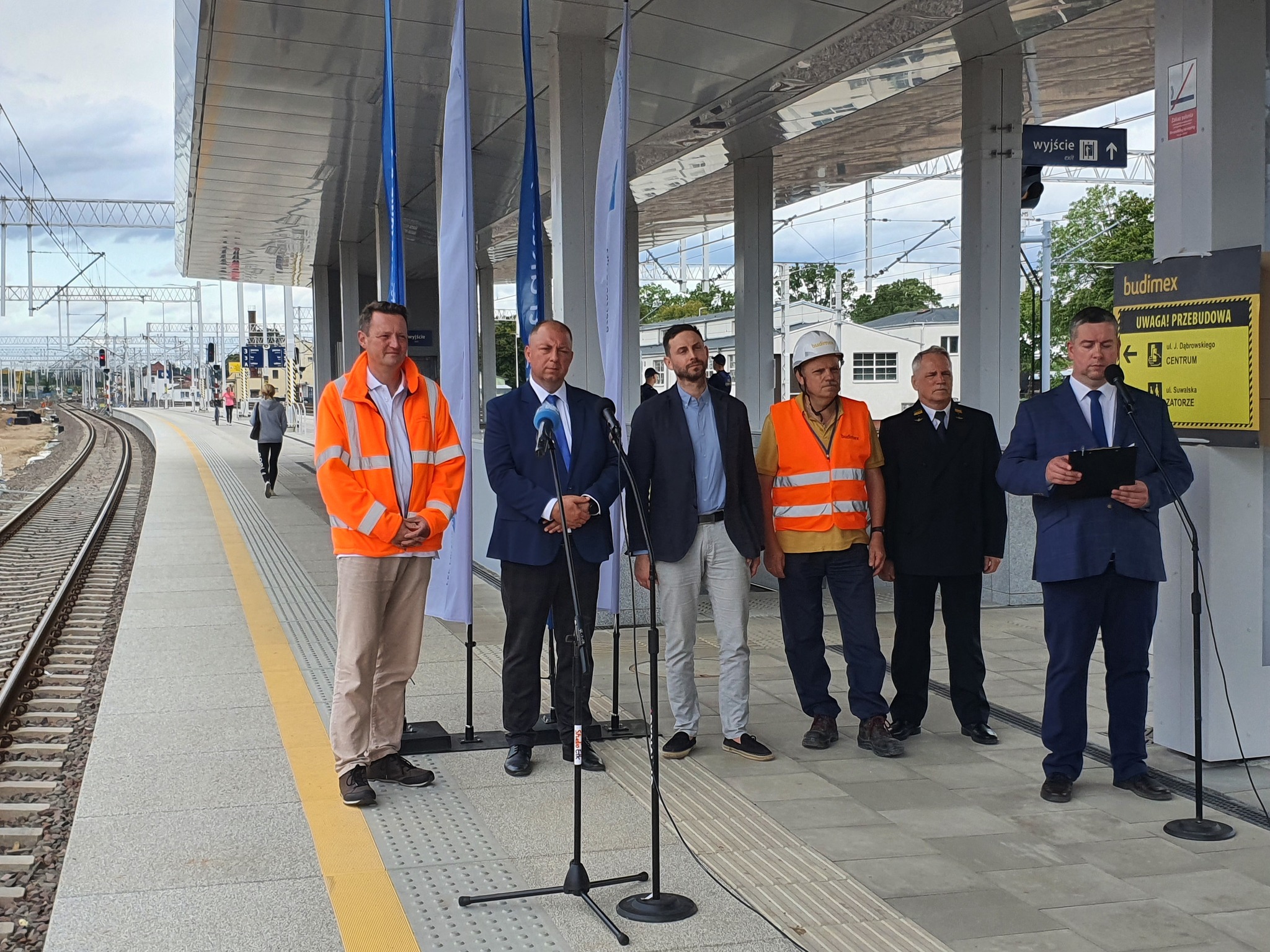 Rail Baltica – postępują prace na stacji w Ełku